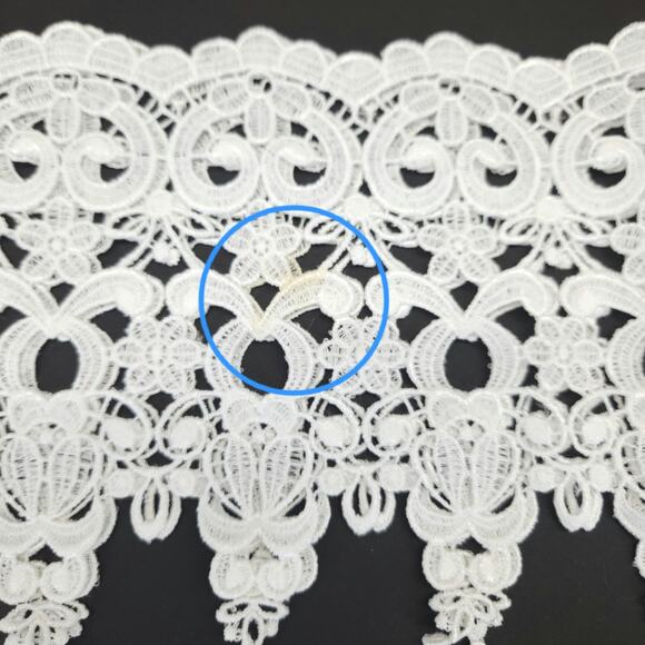 VTG Venice Lace Trims Remnants Applique Ecru Bridal Sewing Mixed Media 26pcs - Picture 11 of 11